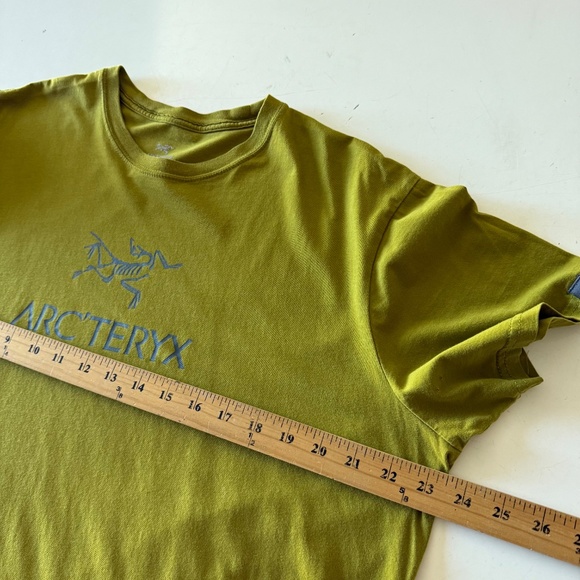 Arc'Teryx Moss Green Graphic Print Crew Neck Hiking Outdoor T-Shirt Mens XL - Picture 5 of 7